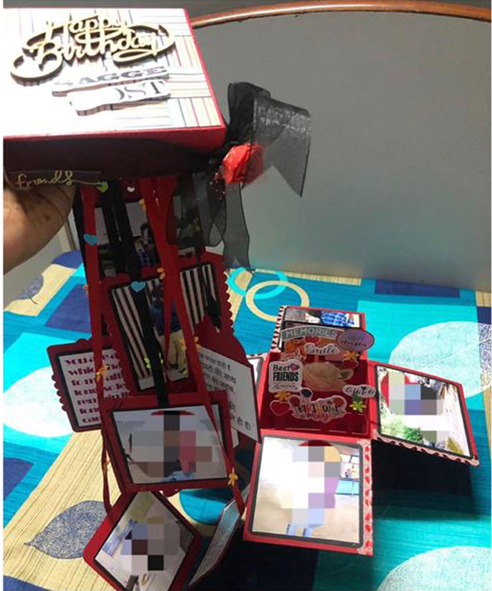 Hanging Explosion Box Greeting Card