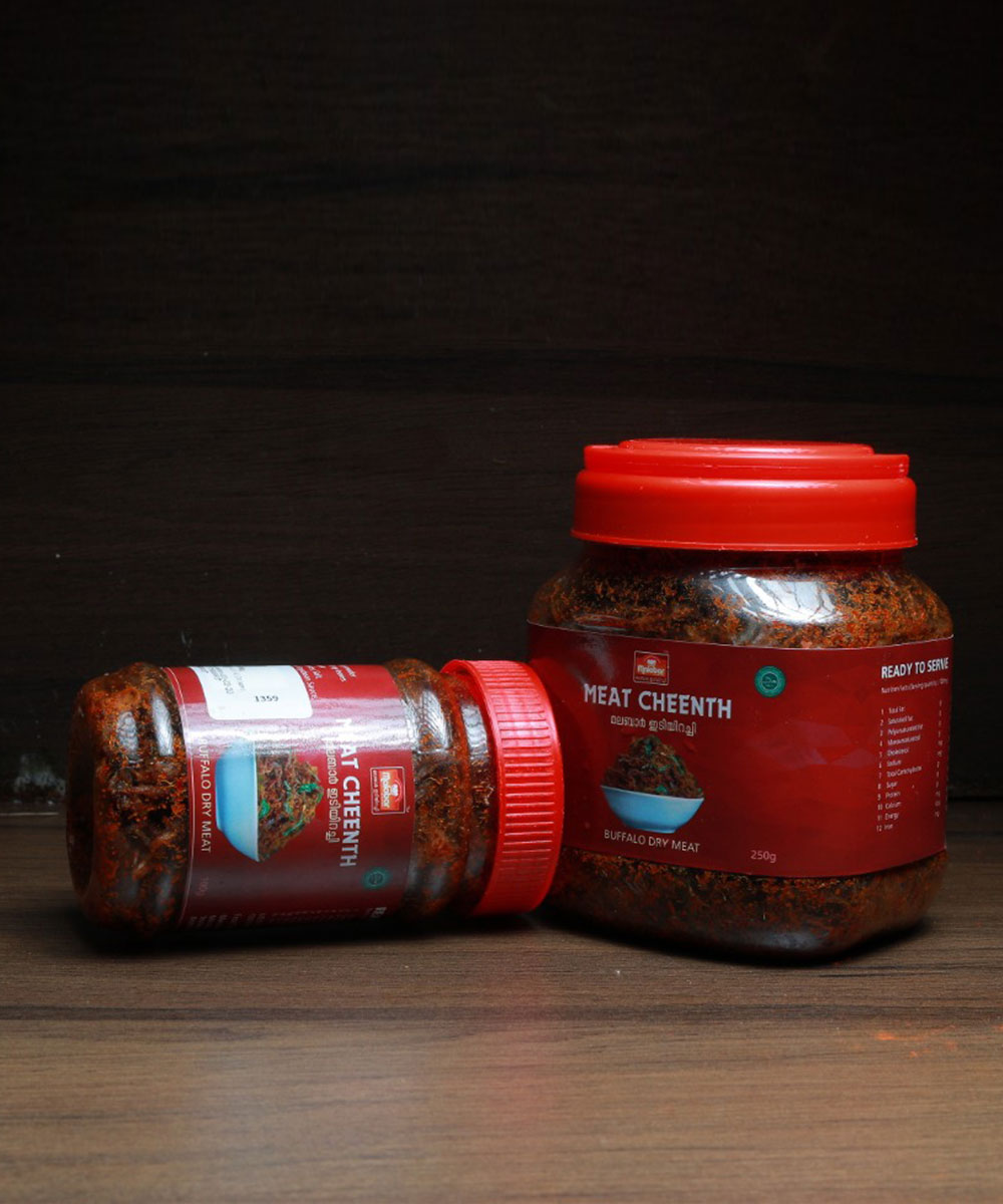 Malabar Meat Cheenth | Malabar Idiyirachi | Dry Buffalo Meat | Beef Dry Fry | Dried Beef Fry | Beaten Beef Fry