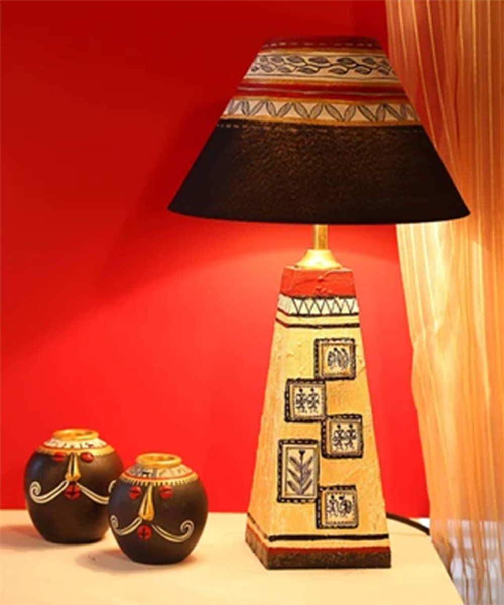 Hand Crafted Wooden Table Lamp Indoor Lighting Gift Bedside Table Lamps