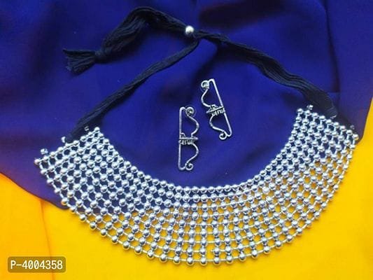 FSS Trendy Brass Jewellery Set With Earring