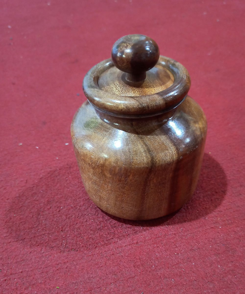 Wooden Bharani 5inches tall - HandiCrafts