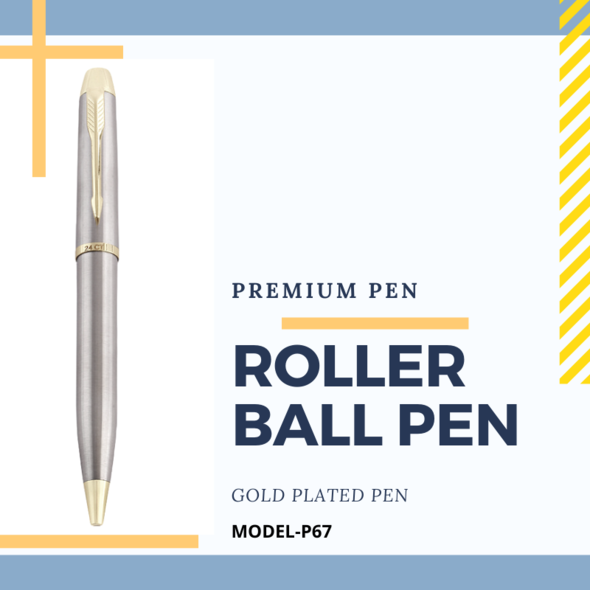 EHP Hayman 24 CT Gold Plated Jotter Ball Pen With Box (P-67)