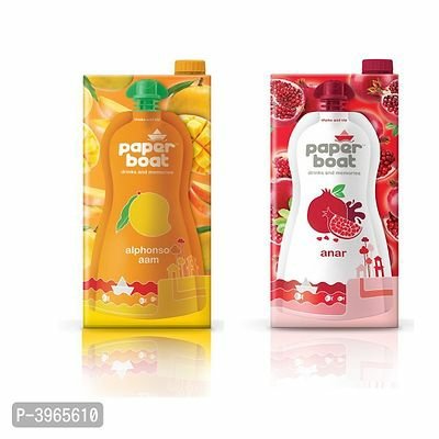 FSS Paper Boat Nectar Juice 1 Litre  Pack Of 2