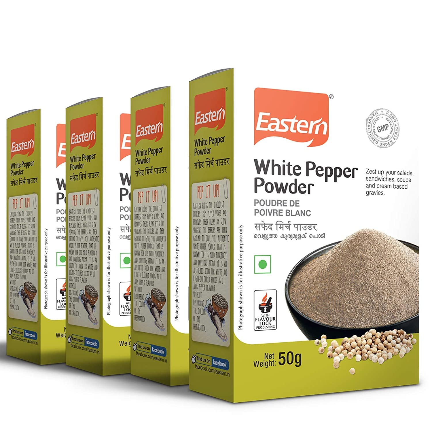 EEL Eastern White Pepper Powder 50g