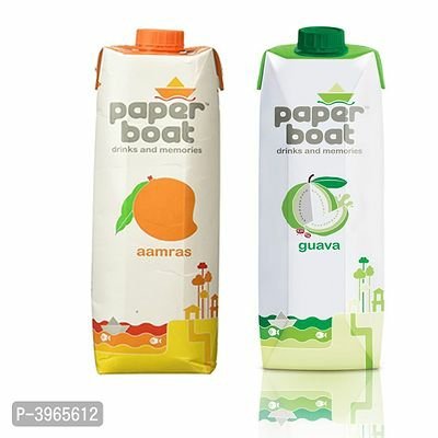 FSS Paper Boat Nectar Juice 1 Litre  Pack Of 2
