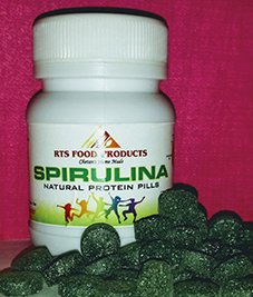 SPIRULINA - a blue green algea - Natural Protein Pills