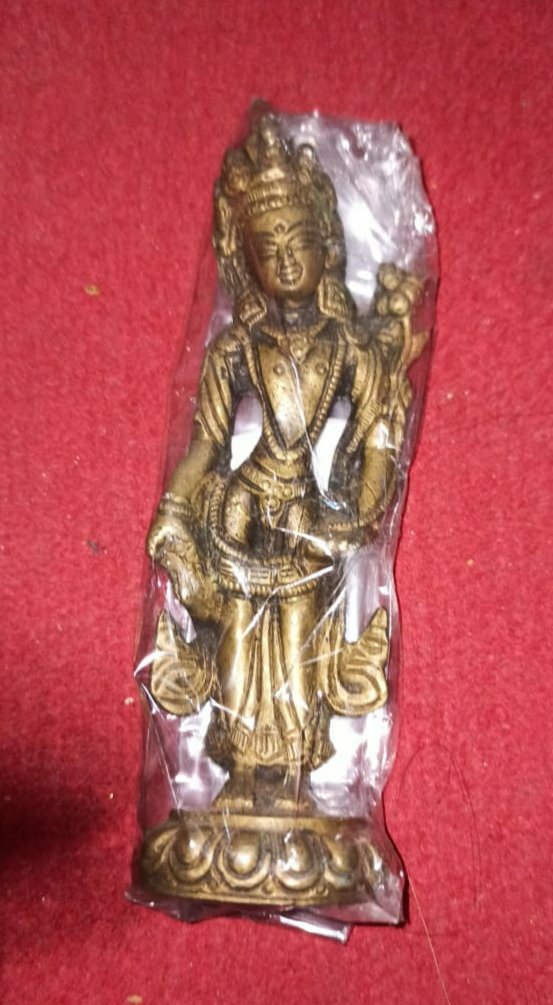 Devi Dwarpalika Brass Molded