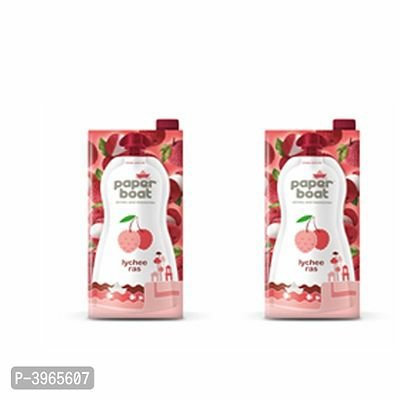 FSS Paper Boat Lychee Juice 1 Litre Pack Of 2