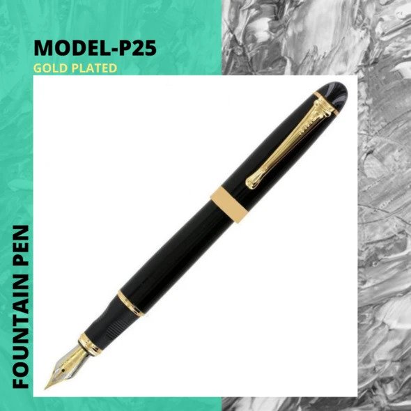 EHP Hayman 18 CT Jinhao Gold Plated Fountain Pen (P-25)