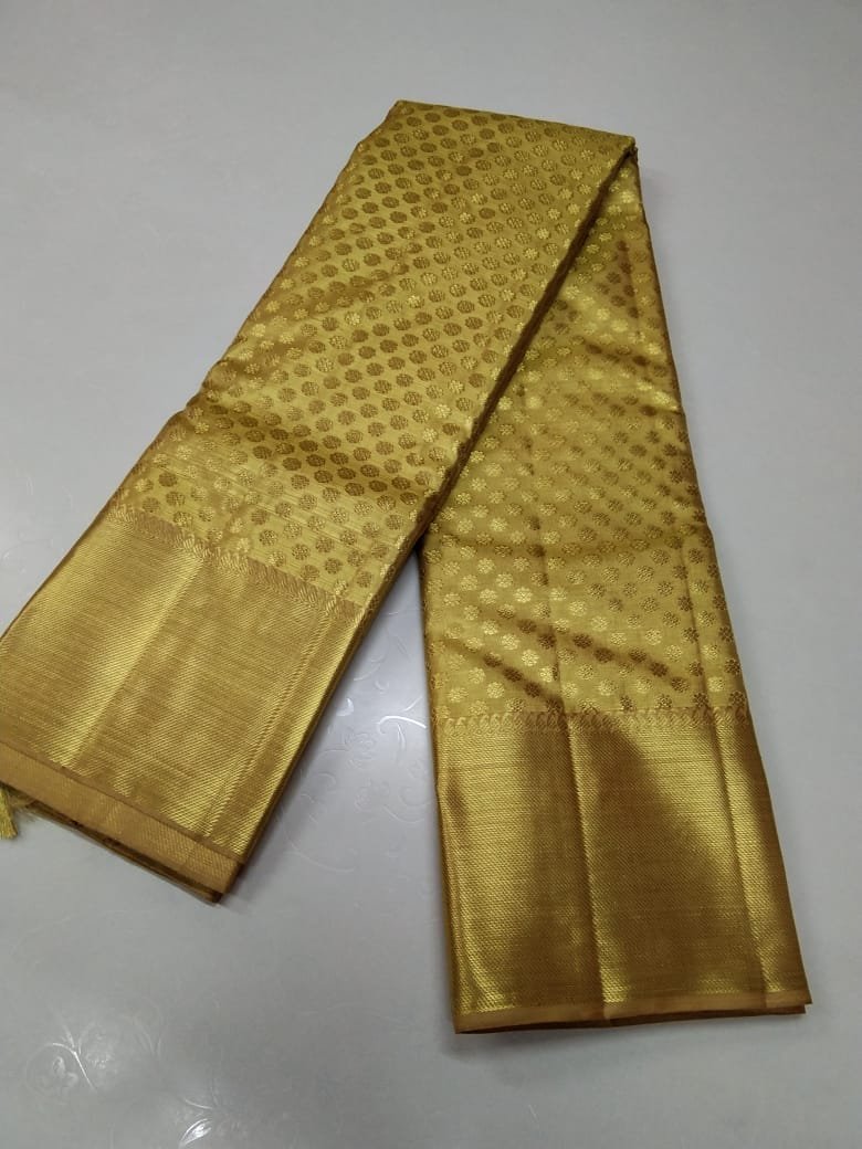 ELC Pure kanchipuram silk  saree